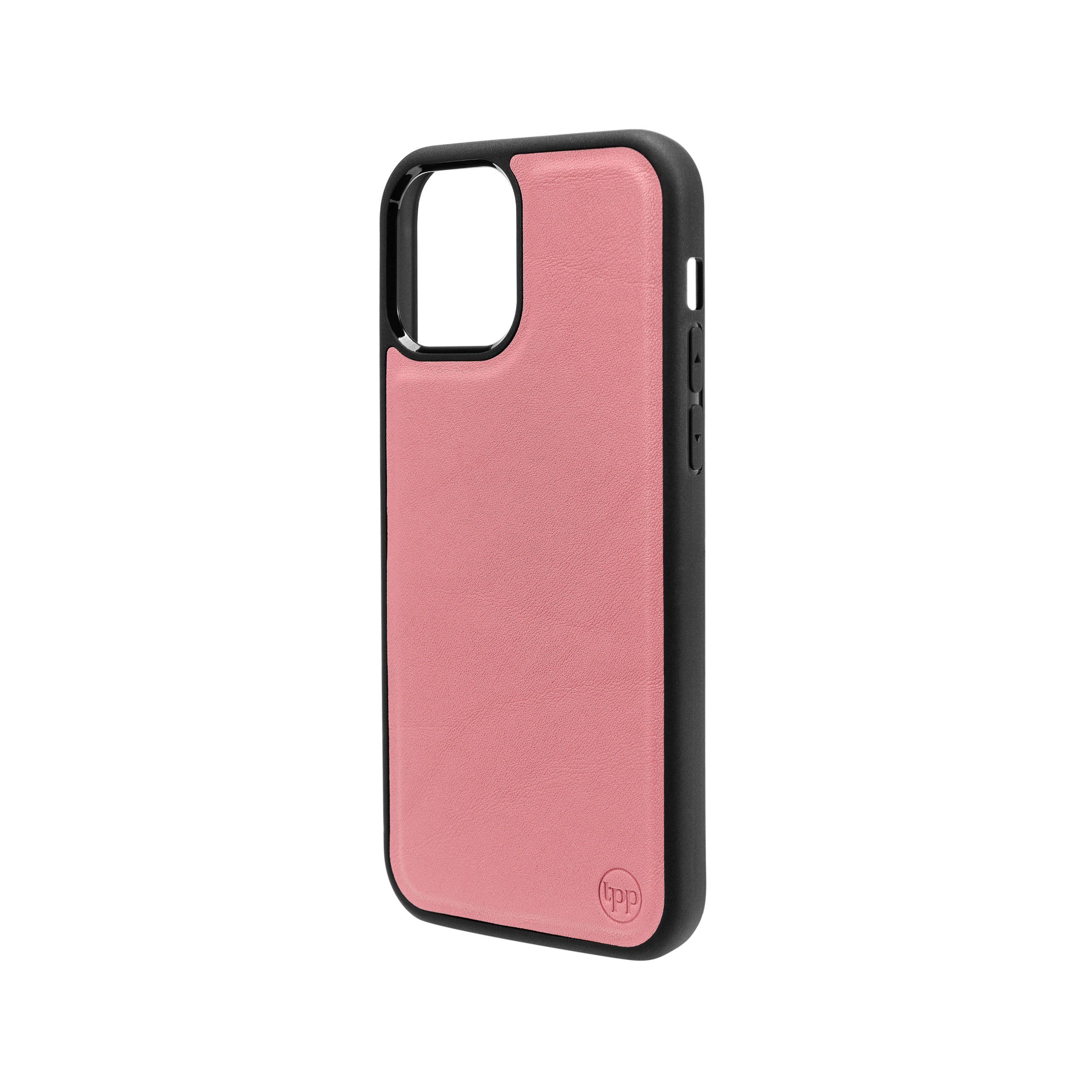 iPhone 12 Pro Max Nappa Leather Case - Pink - Image 4