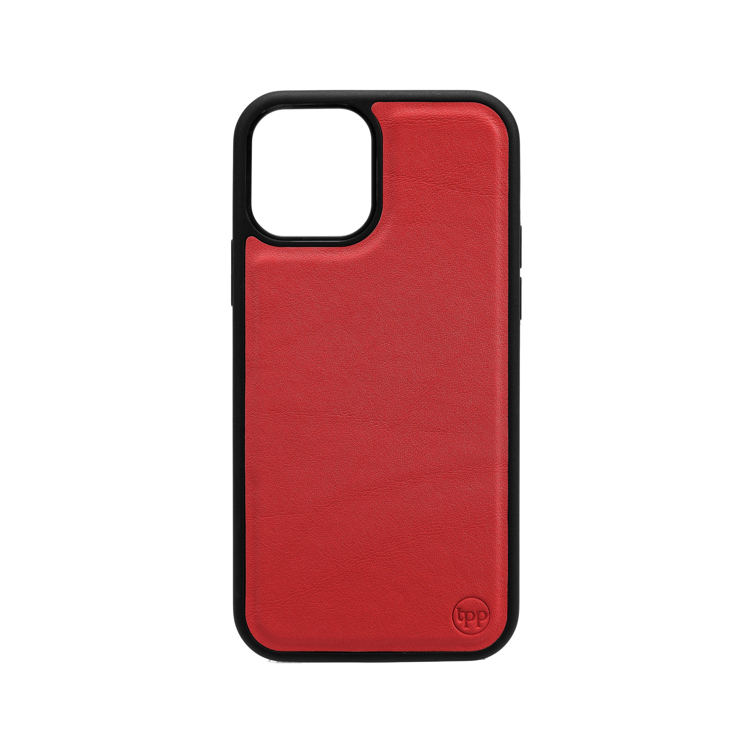 iPhone 13 Nappa Leather Case - Red