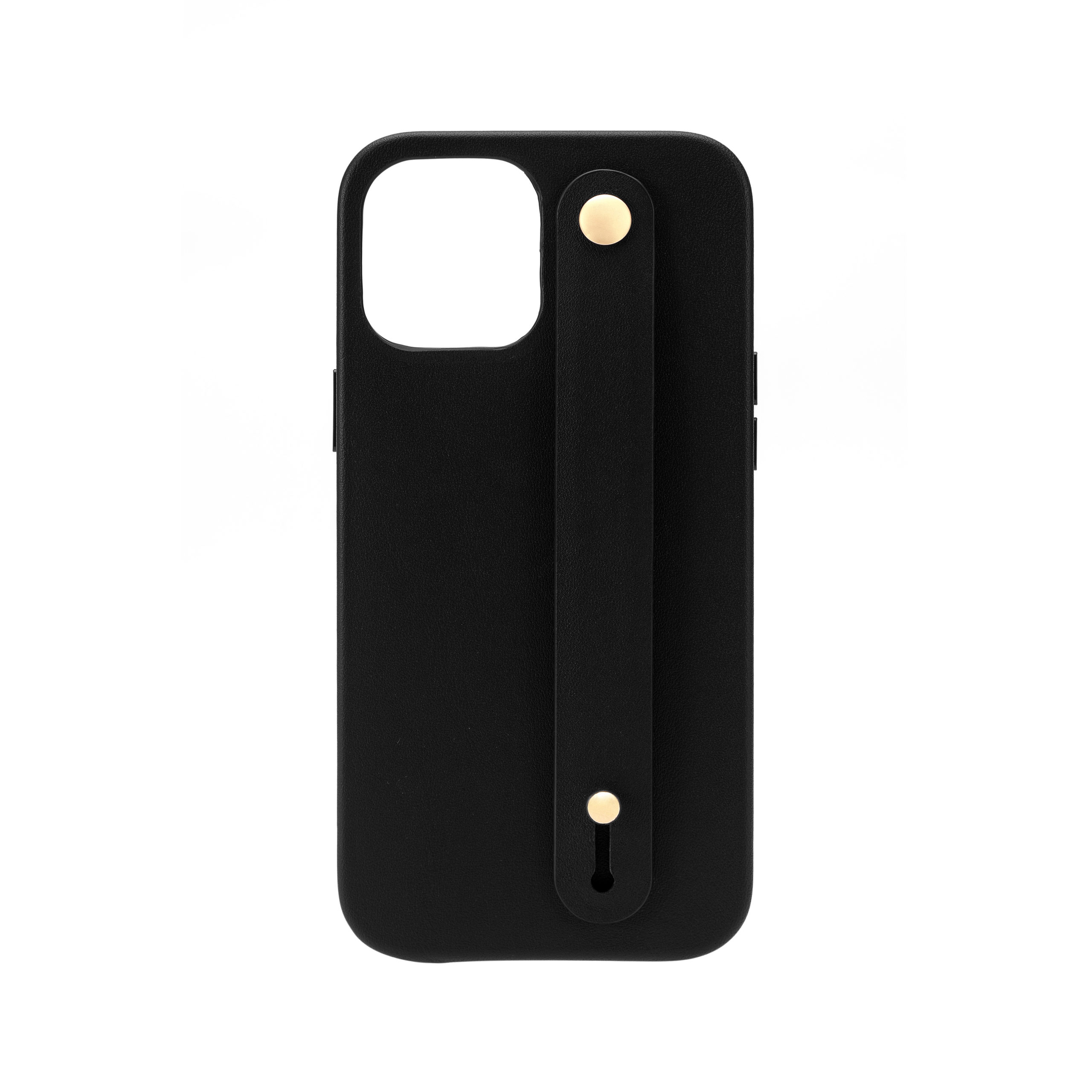 iPhone 13 Pro Letter Strap Case- Black