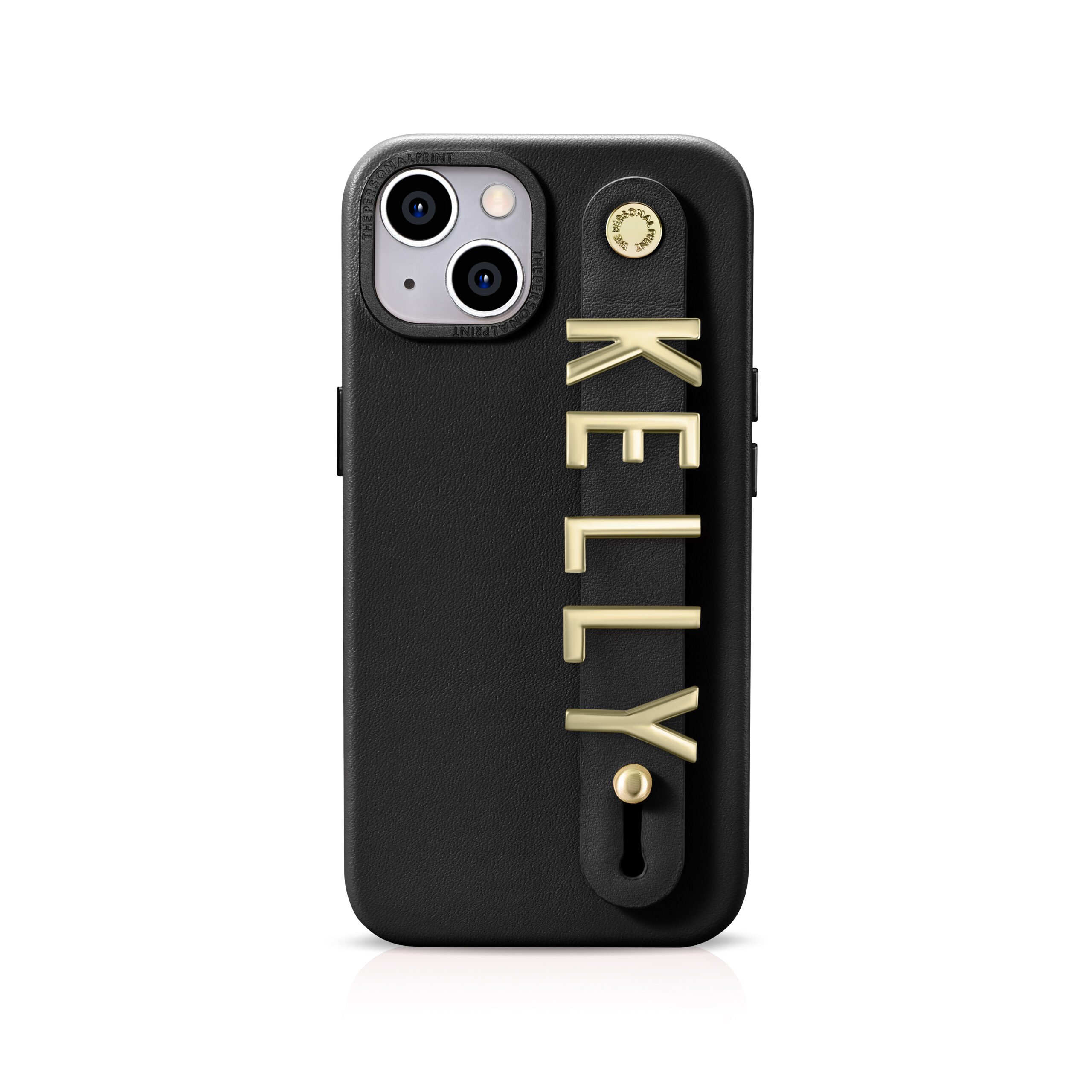 iPhone 14 Letter Strap Case- Black - Image 3
