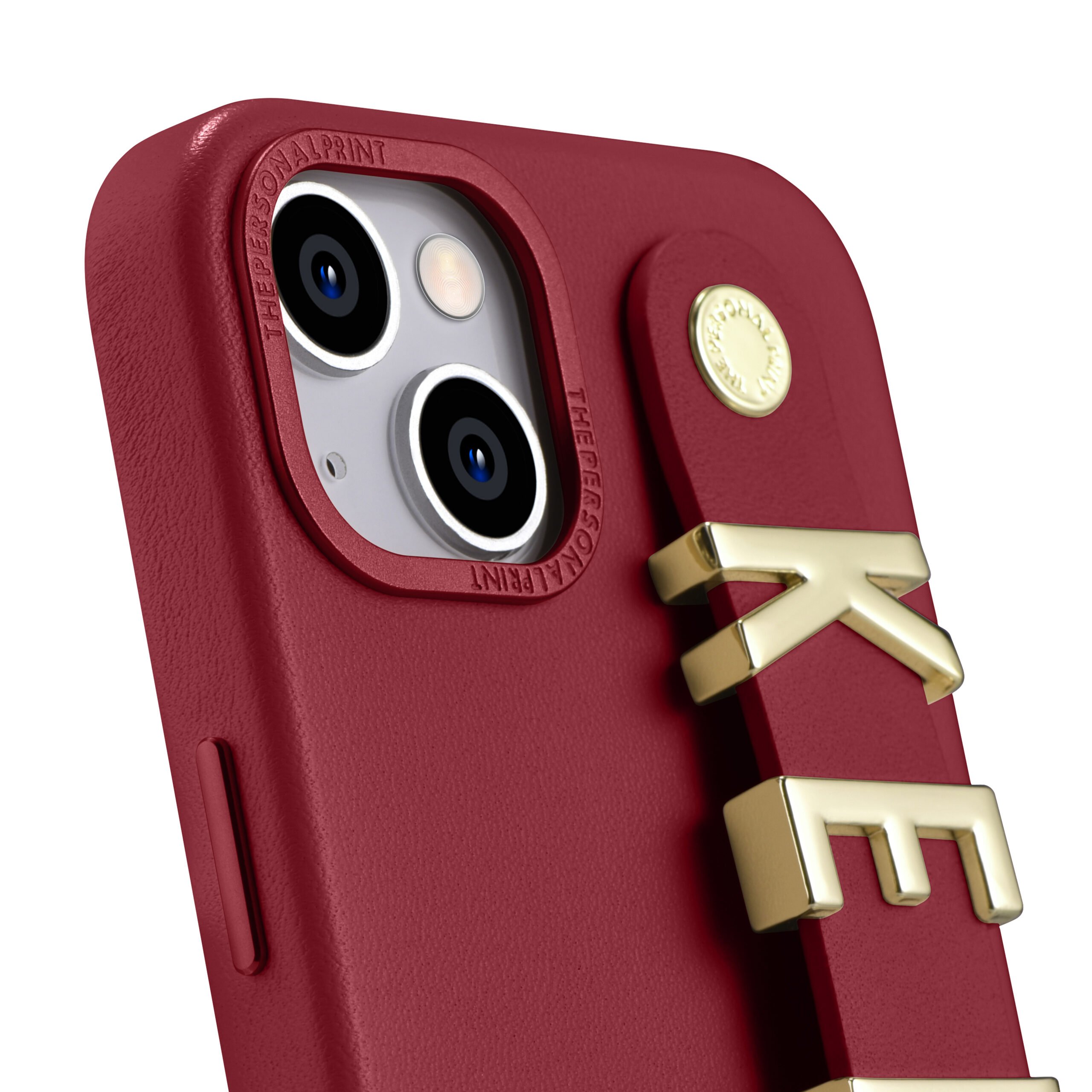 iPhone 14 Letter Strap Case- Red - Image 2