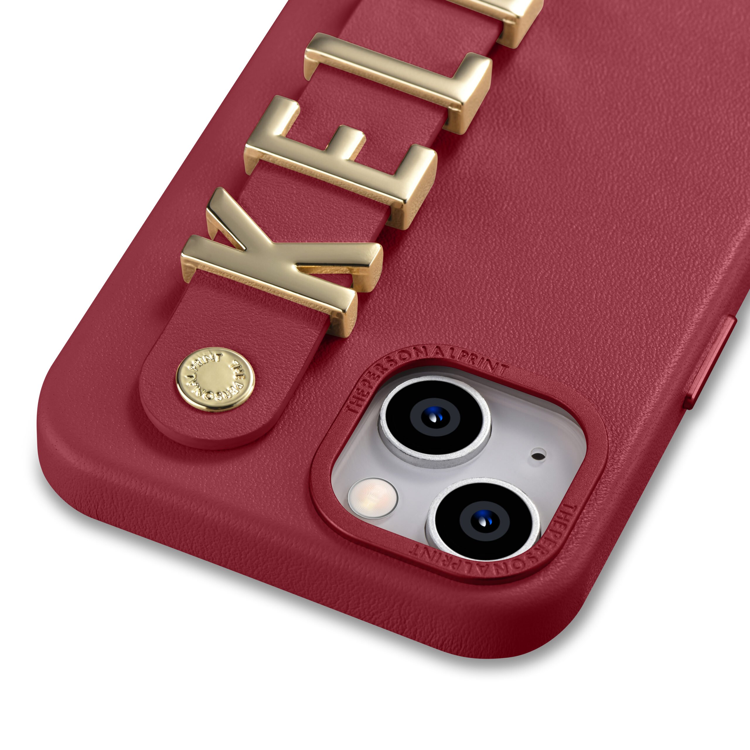iPhone 14 Letter Strap Case- Red - Image 4