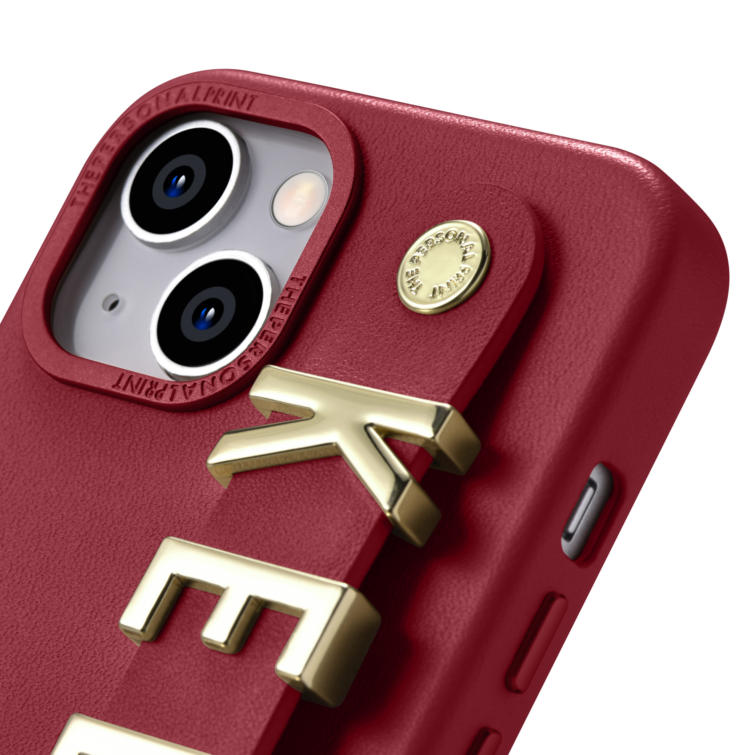 iPhone 14 Letter Strap Case- Red - Image 3