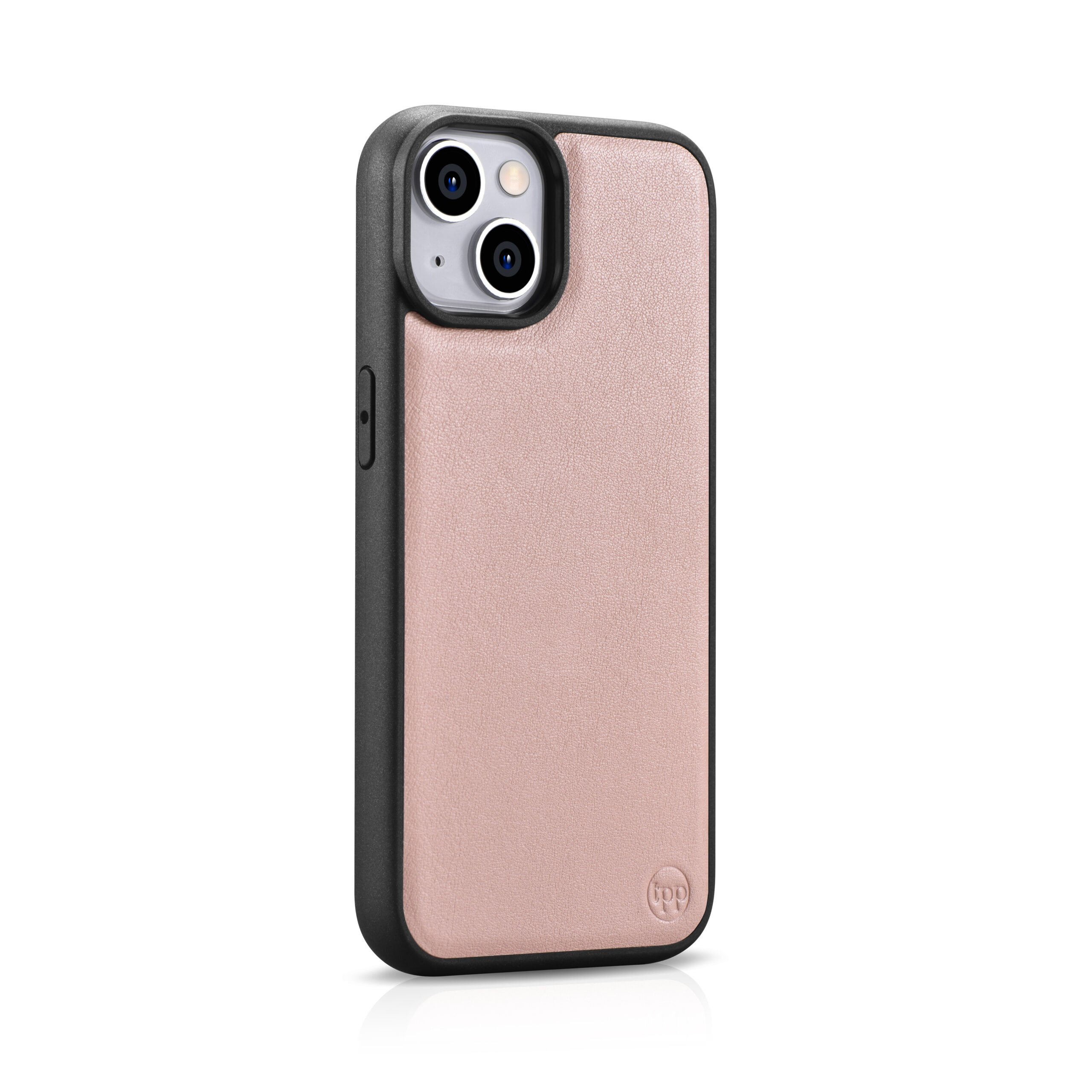 iPhone 14 Nappa Leather Case - Blush Nude - Image 2