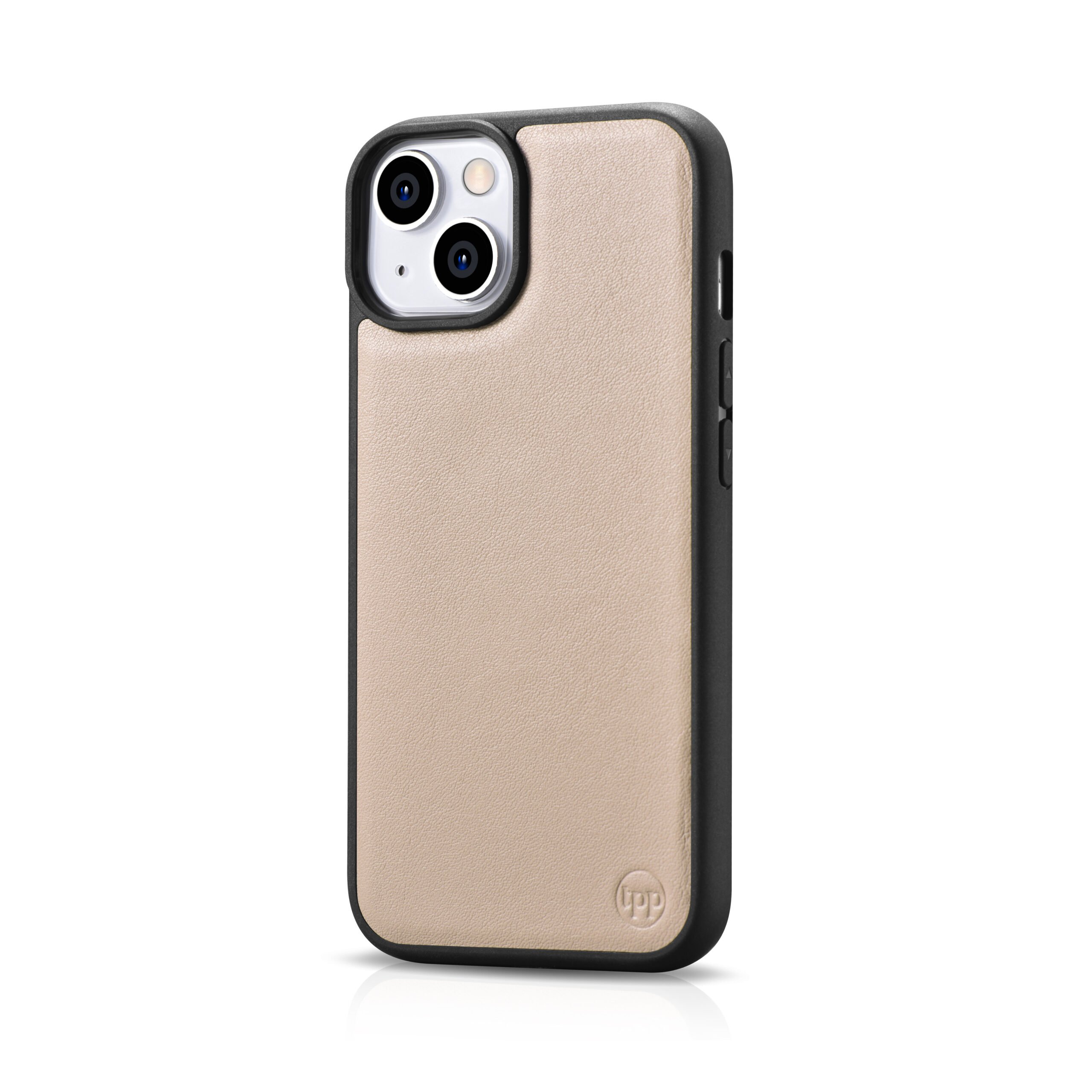 iPhone 14 Nappa Leather Case - Nude - Image 3