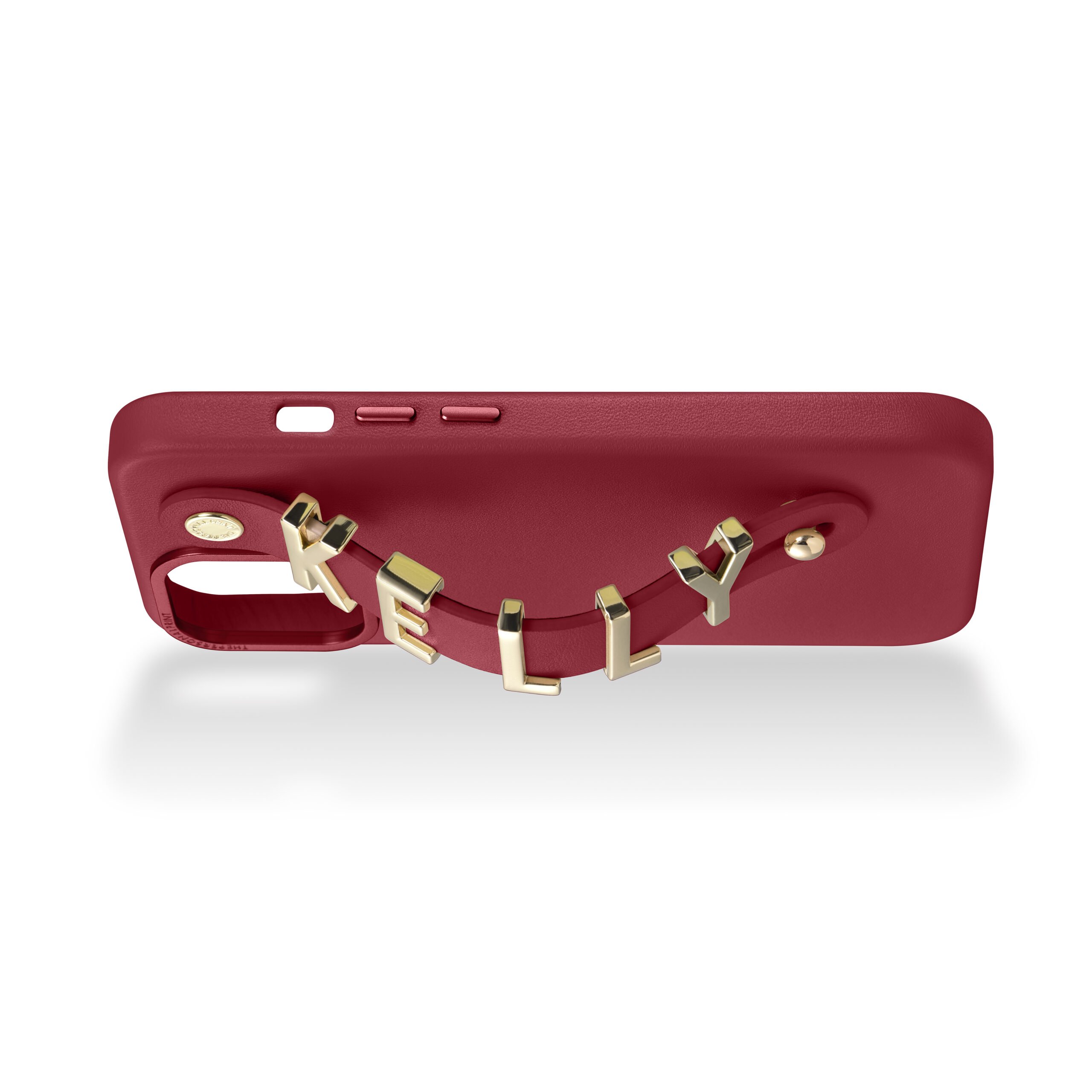iPhone 14 Pro Max Letter Strap Case- Red - Image 6
