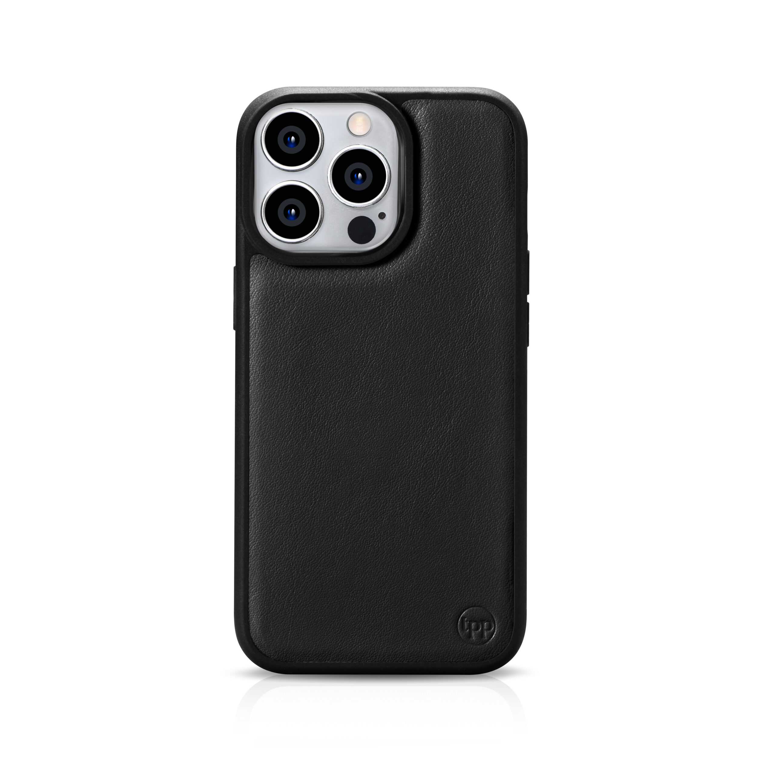 iPhone 15 Pro Max Nappa Leather Case with MagSafe- Black - Image 4