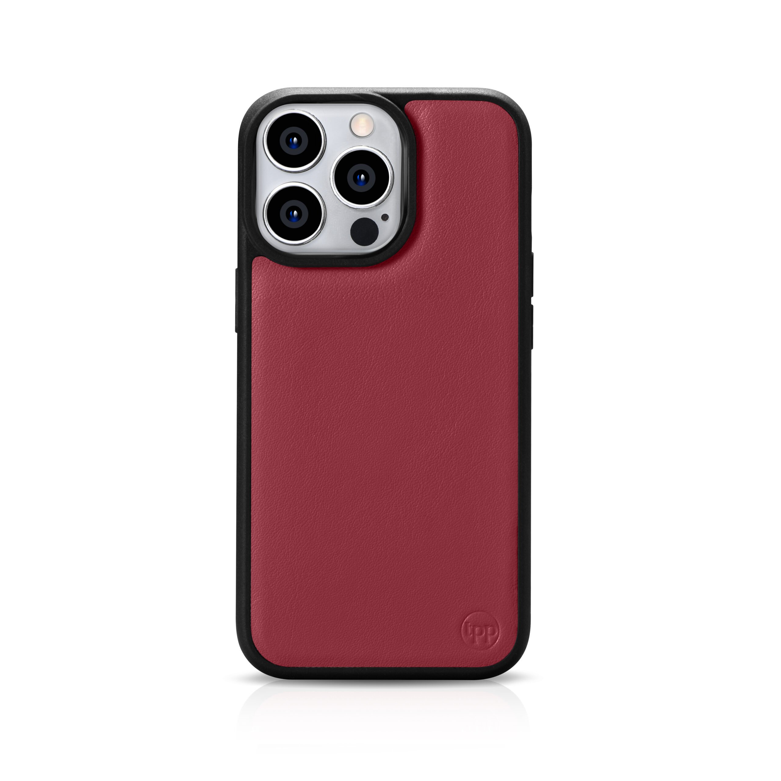 iPhone 14 Pro Max Nappa Leather Case - Red - Image 4