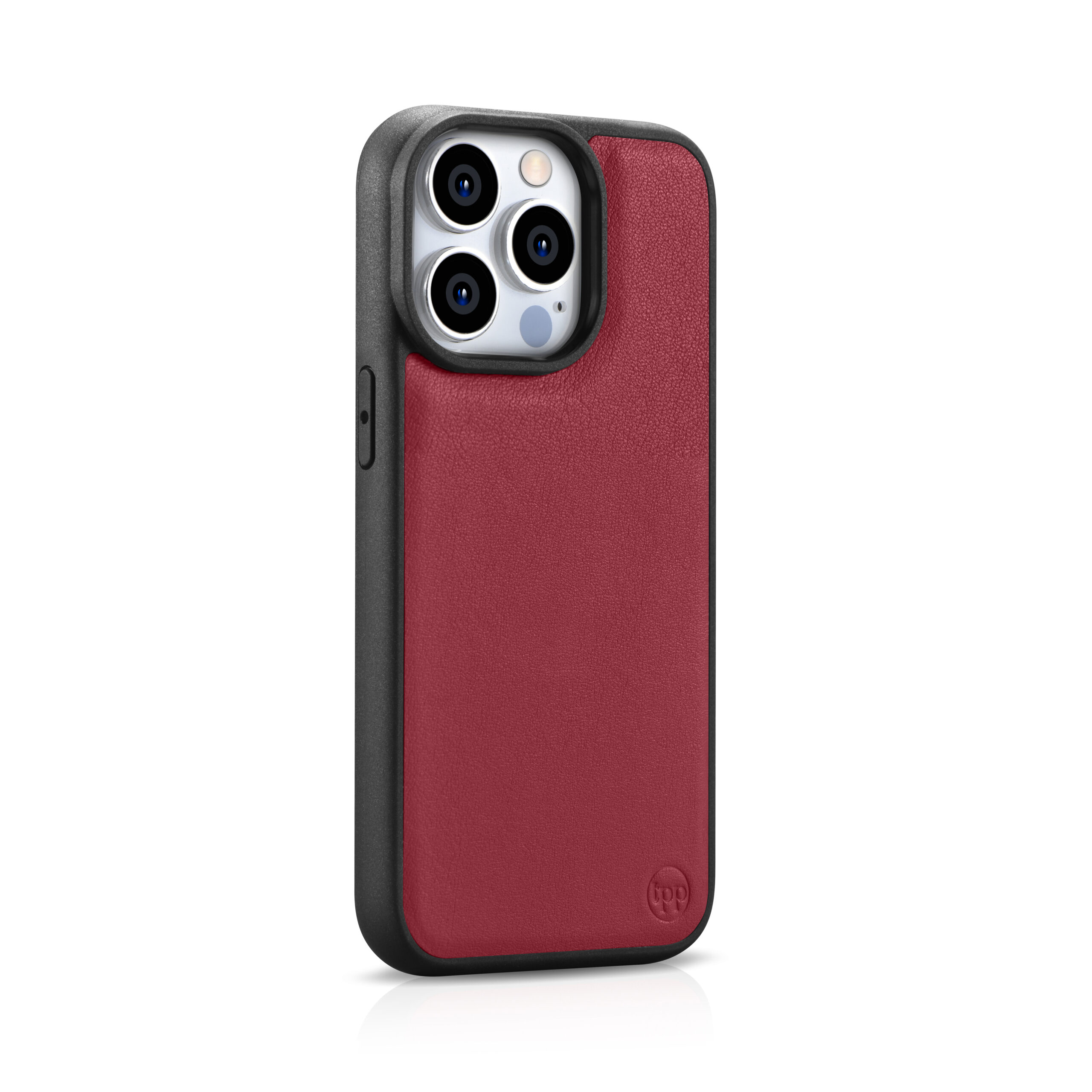 iPhone 14 Pro Max Nappa Leather Case - Red - Image 2