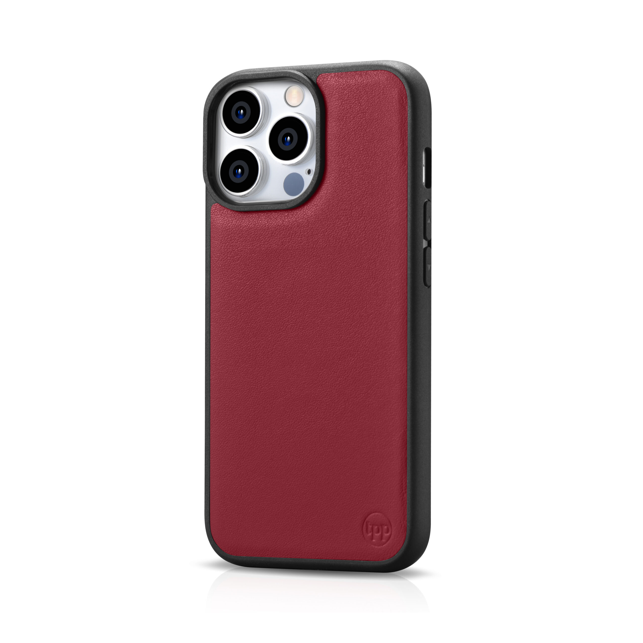 iPhone 14 Pro Max Nappa Leather Case - Red - Image 3