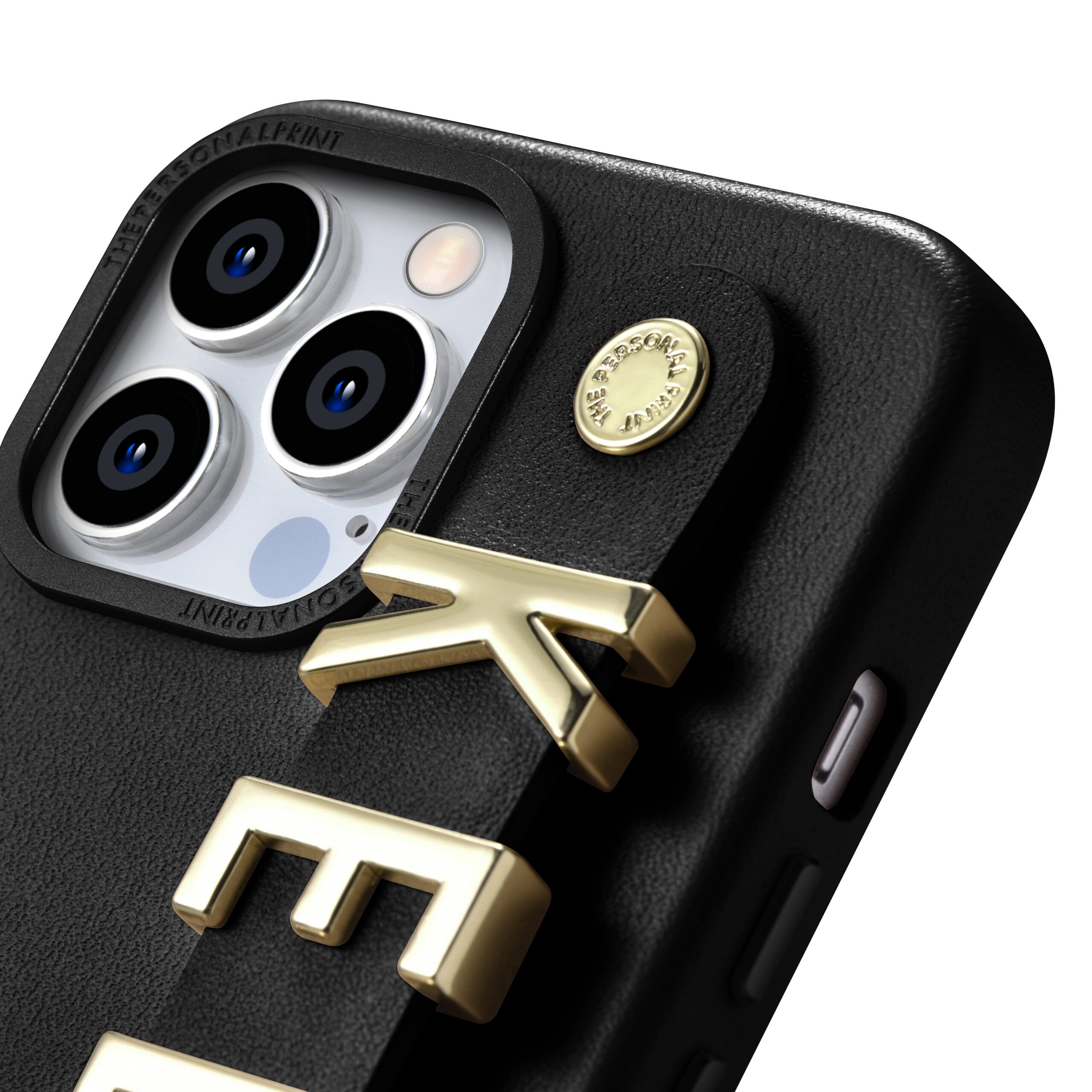 iPhone 14 Pro Max Letter Strap Case- Black - Image 4