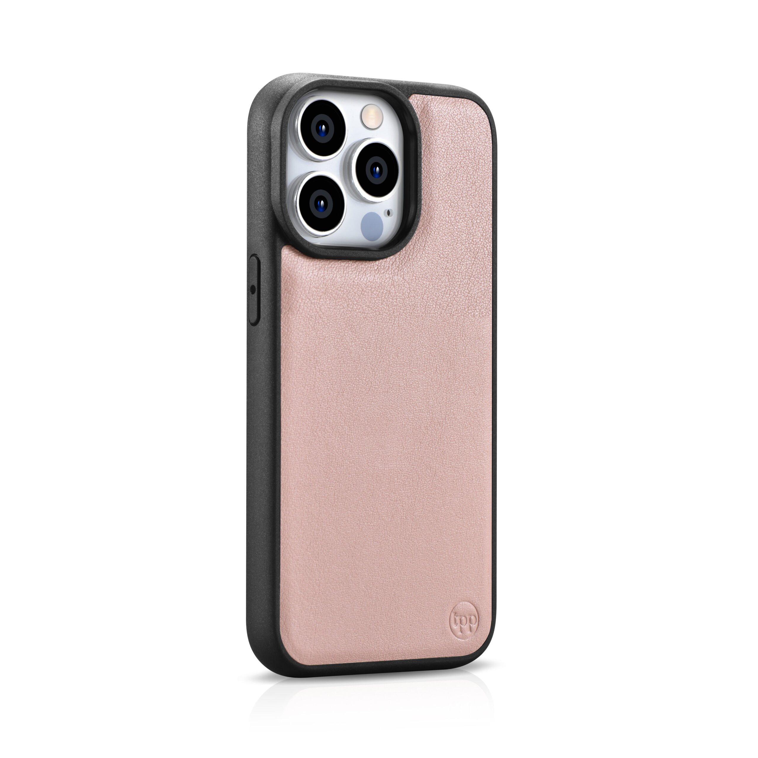 iPhone 14 Pro Max Nappa Leather Case - Blush Nude - Image 2