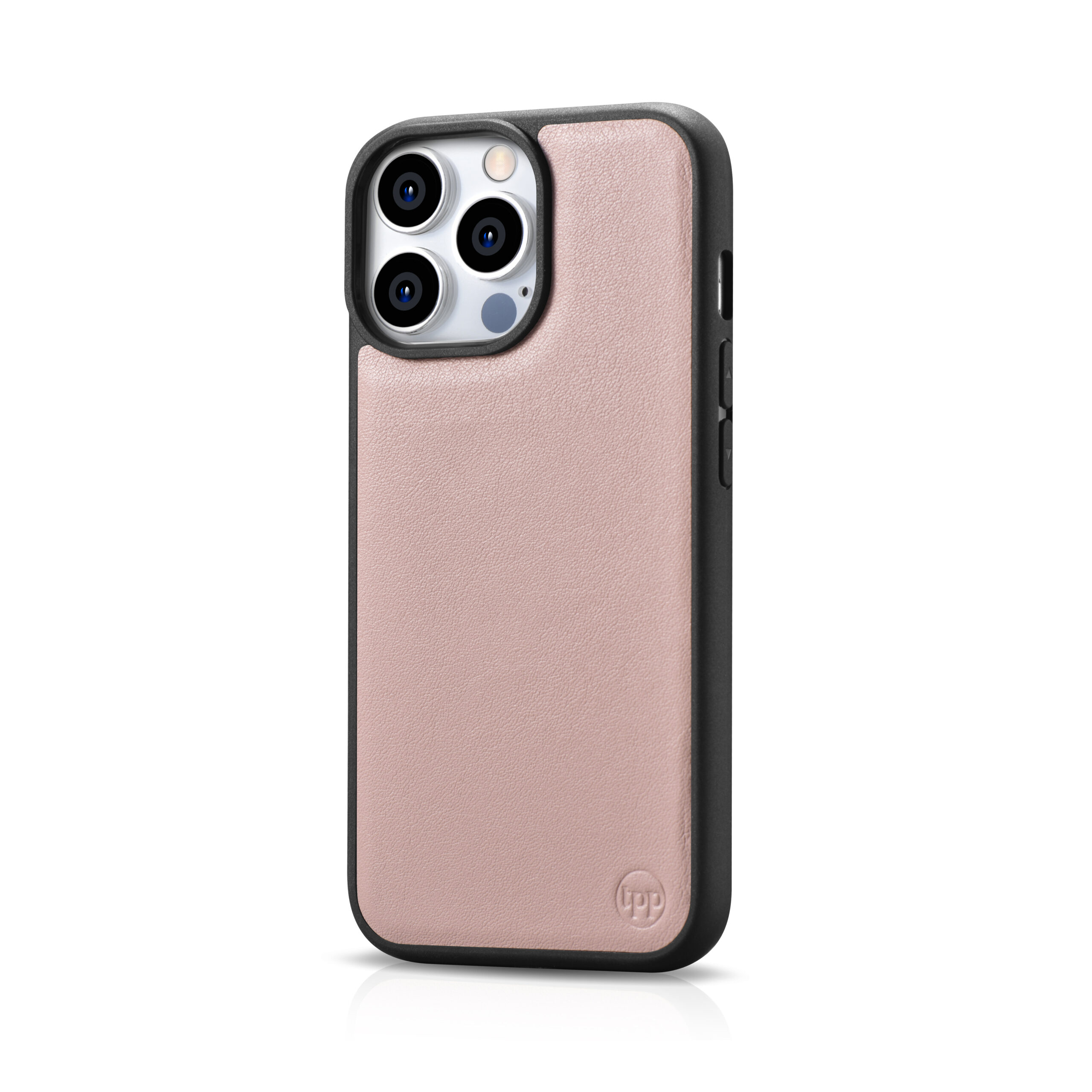 iPhone 14 Pro Max Nappa Leather Case - Blush Nude - Image 3