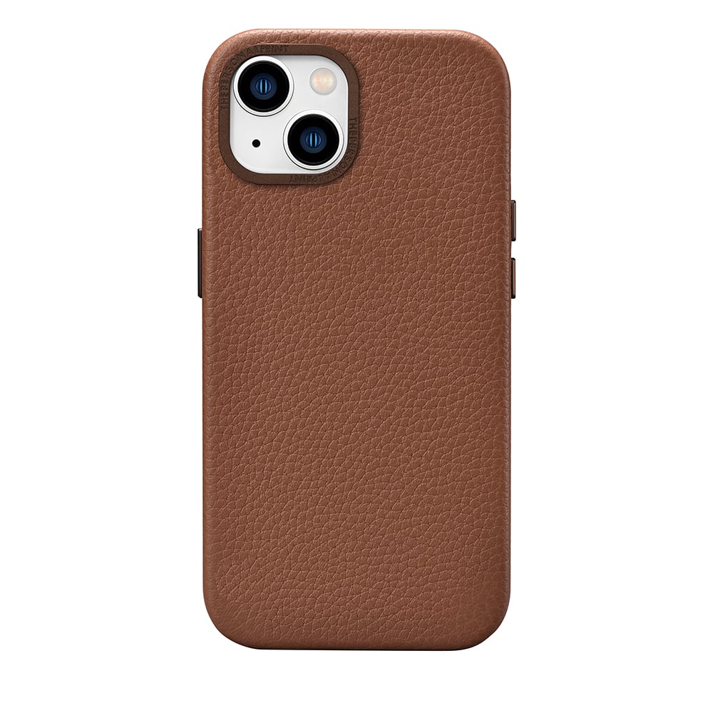 iPhone 14 Full Wrap Case with MagSafe- Grain Brown