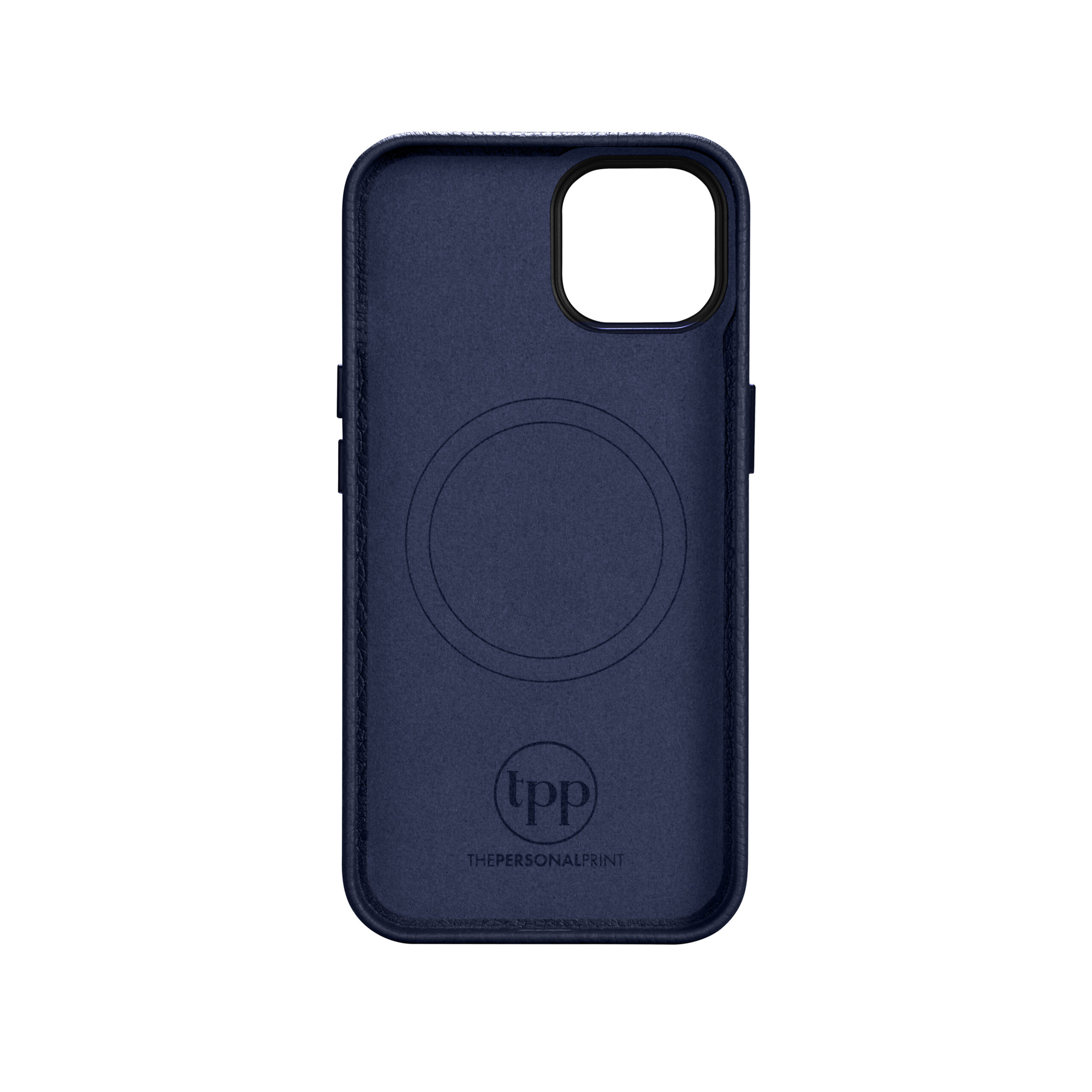 iPhone 14 Full Wrap Case with MagSafe- Grain Navy Blue - Image 7