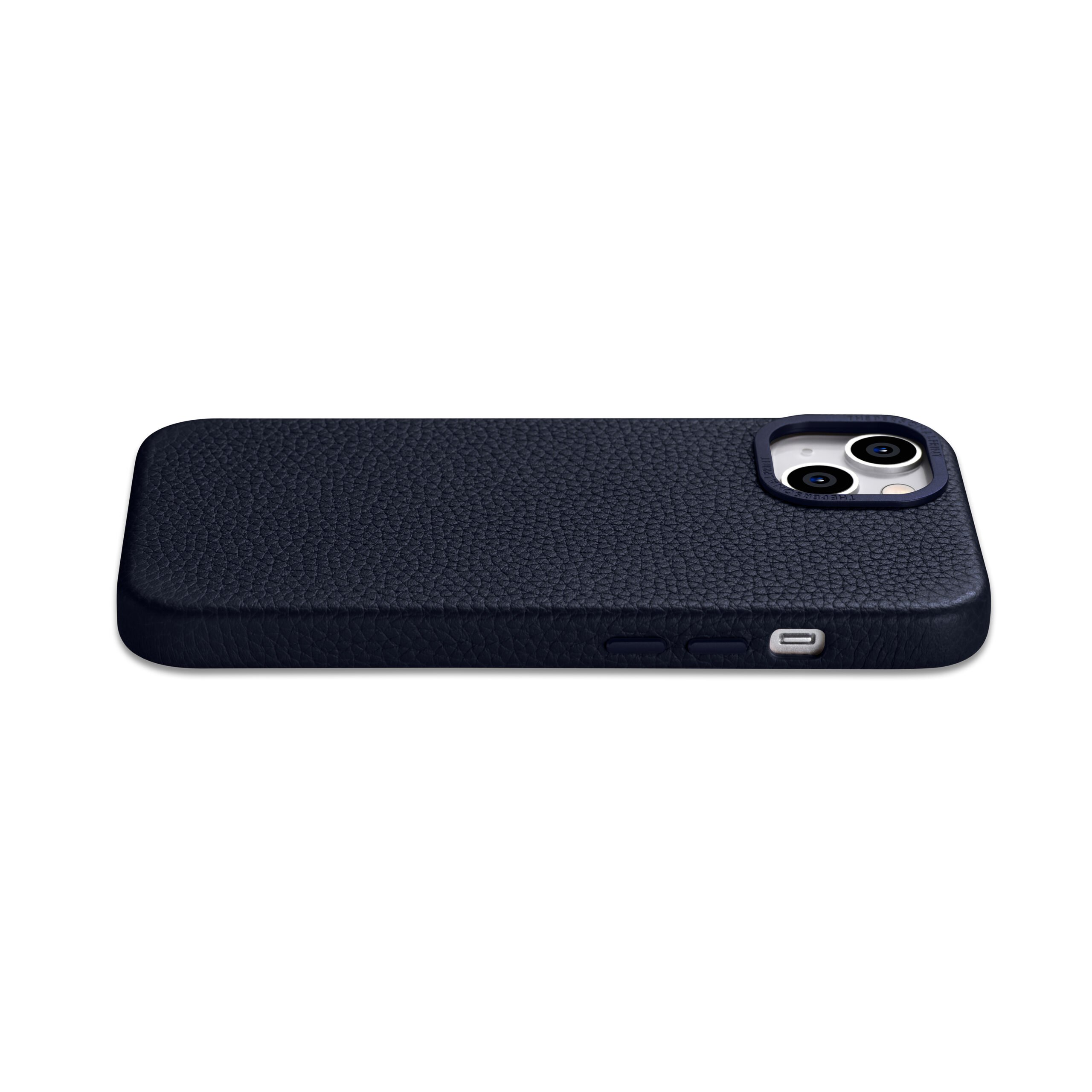 iPhone 14 Full Wrap Case with MagSafe- Grain Navy Blue - Image 4