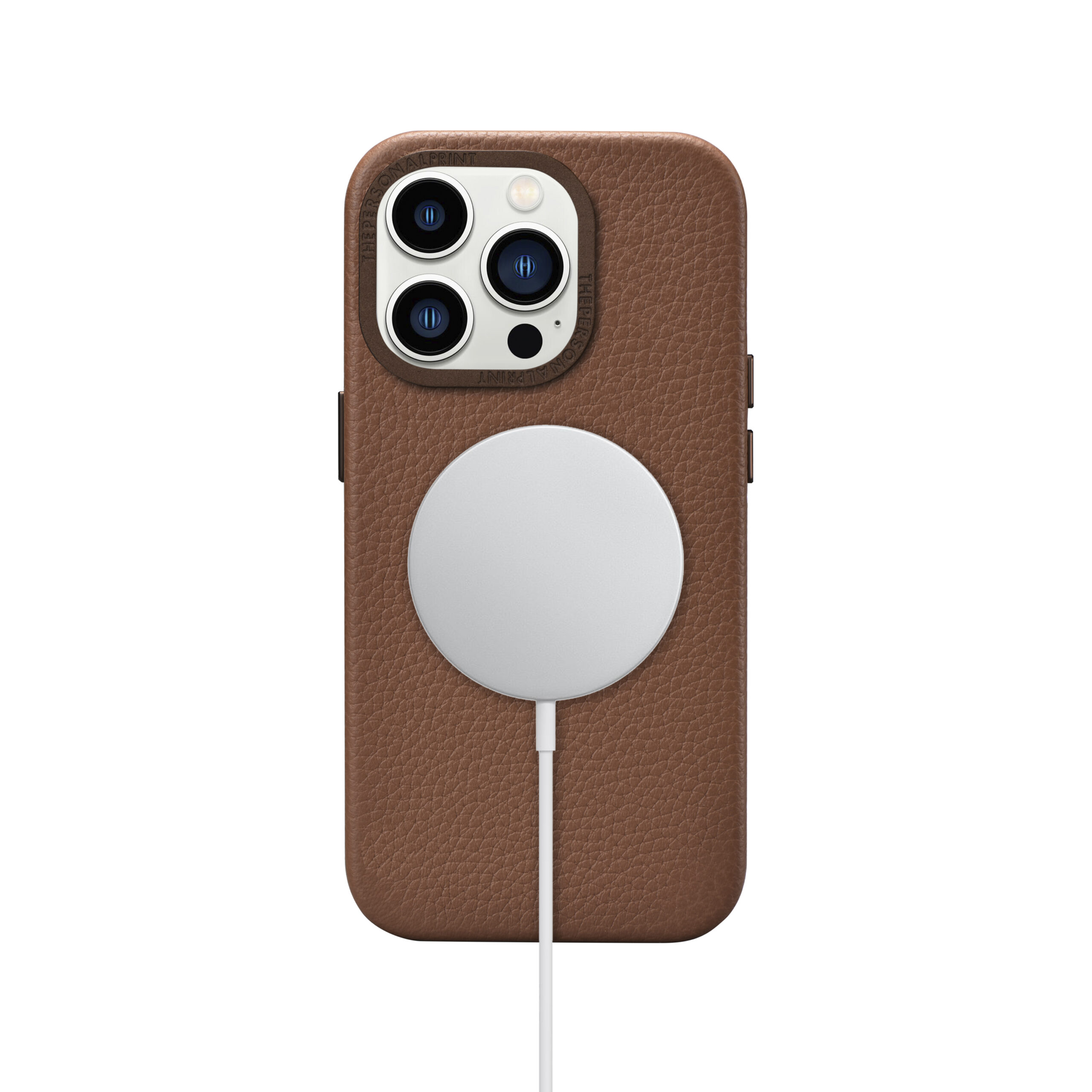 iPhone 14 Pro Full Wrap Case with MagSafe- Grain Brown - Image 8