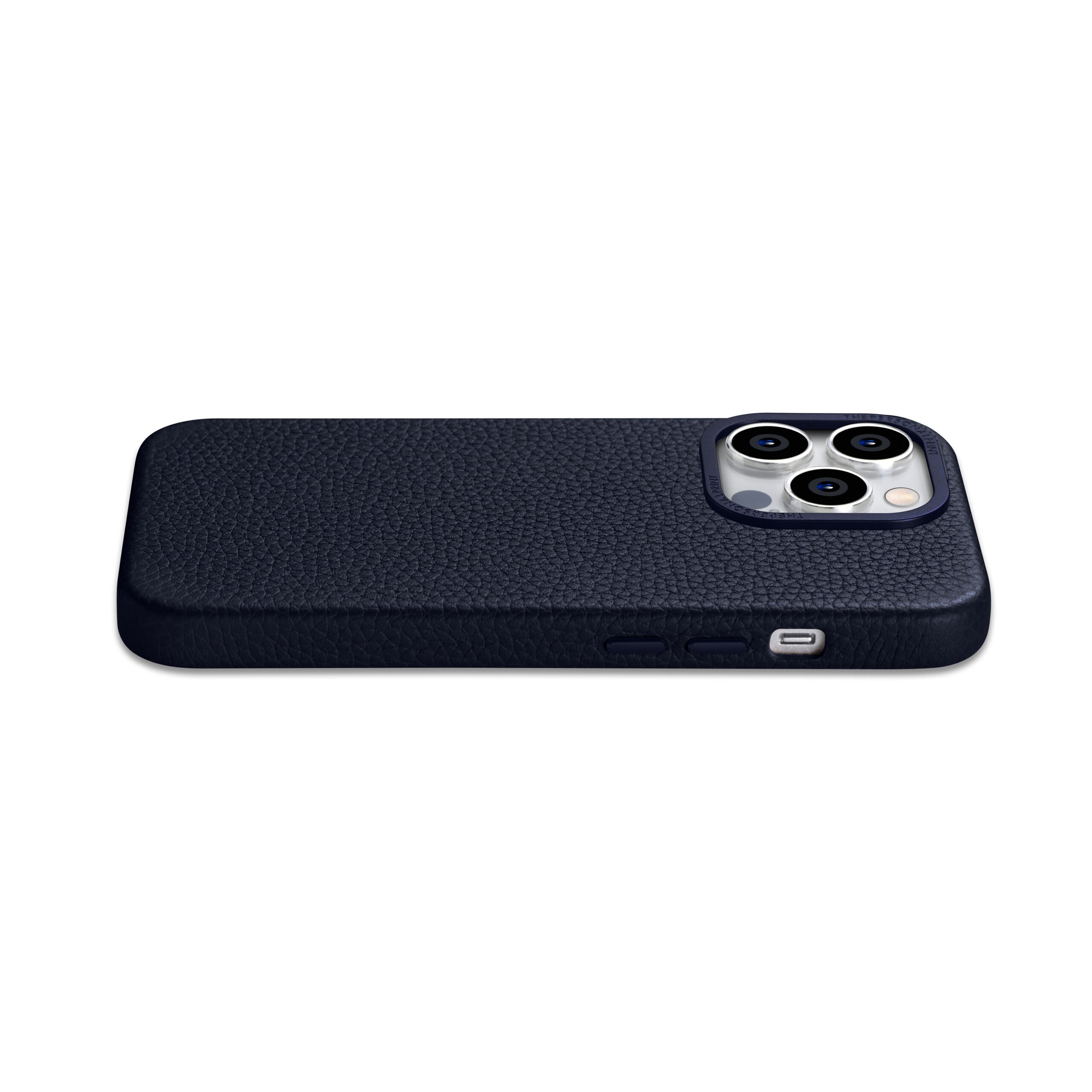 iPhone 14 Pro Full Wrap Case with MagSafe- Grain Navy Blue - Image 4