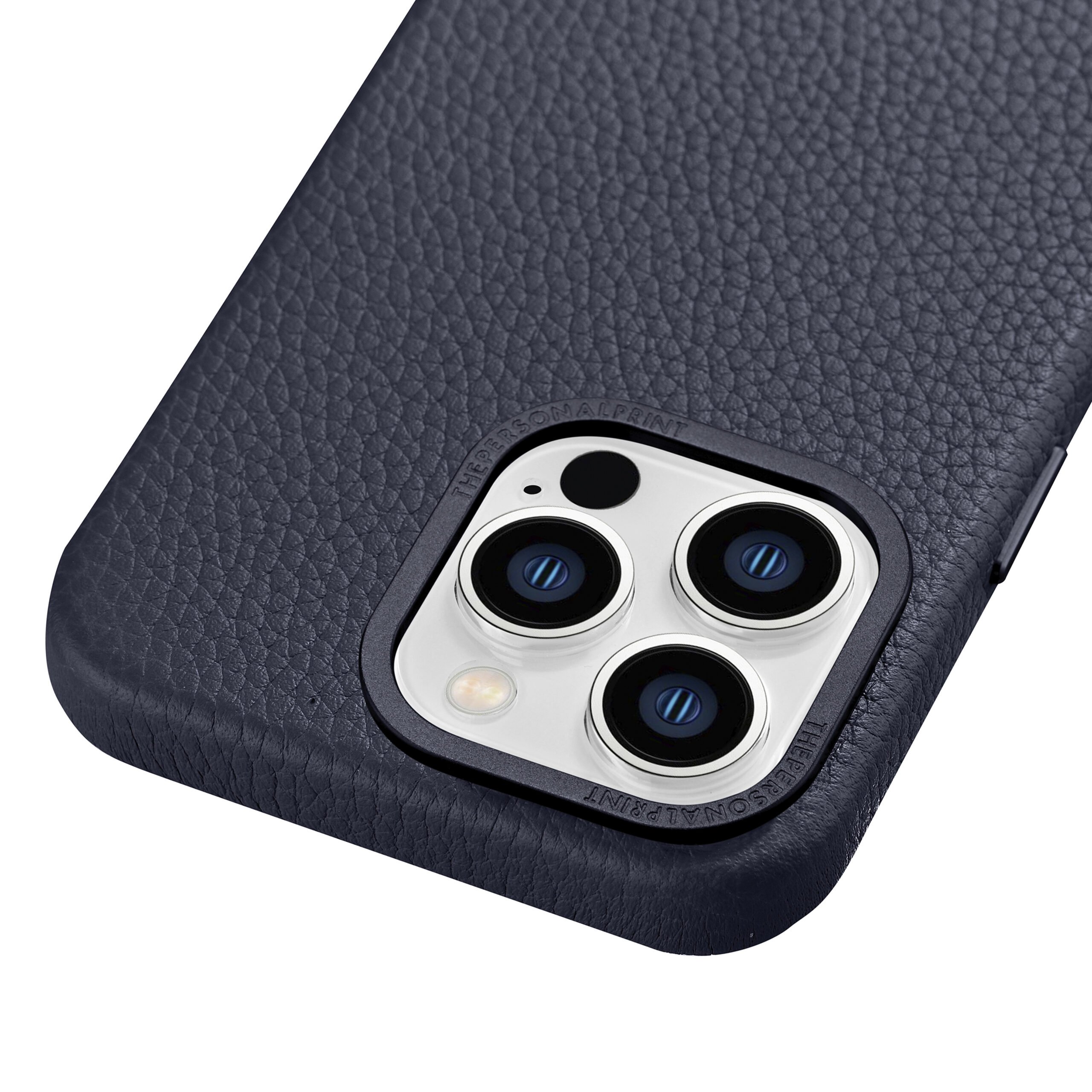 iPhone 15 Pro Full Wrap Case with MagSafe- Grain Navy Blue - Image 3