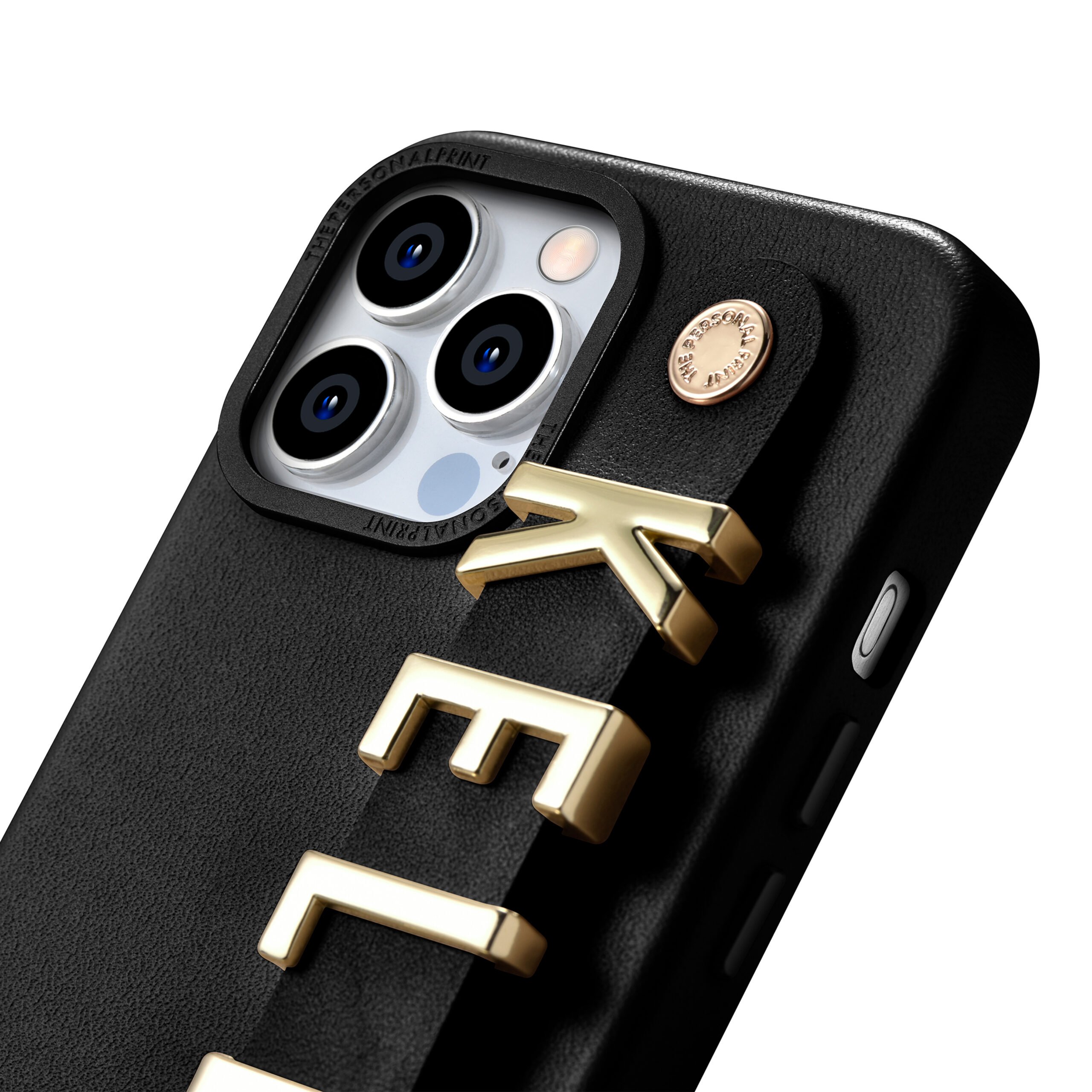 iPhone 15 Pro Letter Strap Case- Black - Image 4