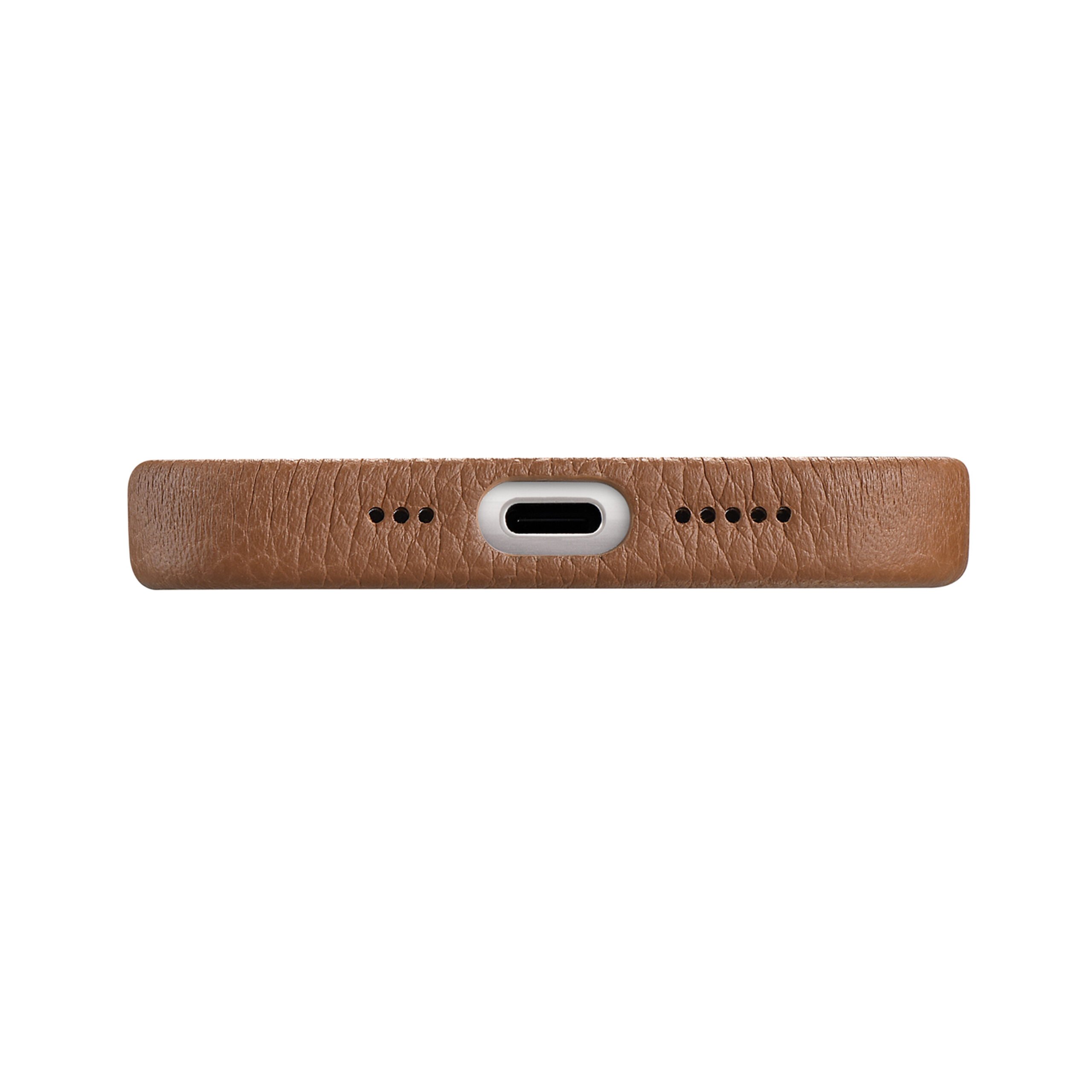 iPhone 15 Pro Max Full Wrap Case with MagSafe- Grain Brown - Image 5
