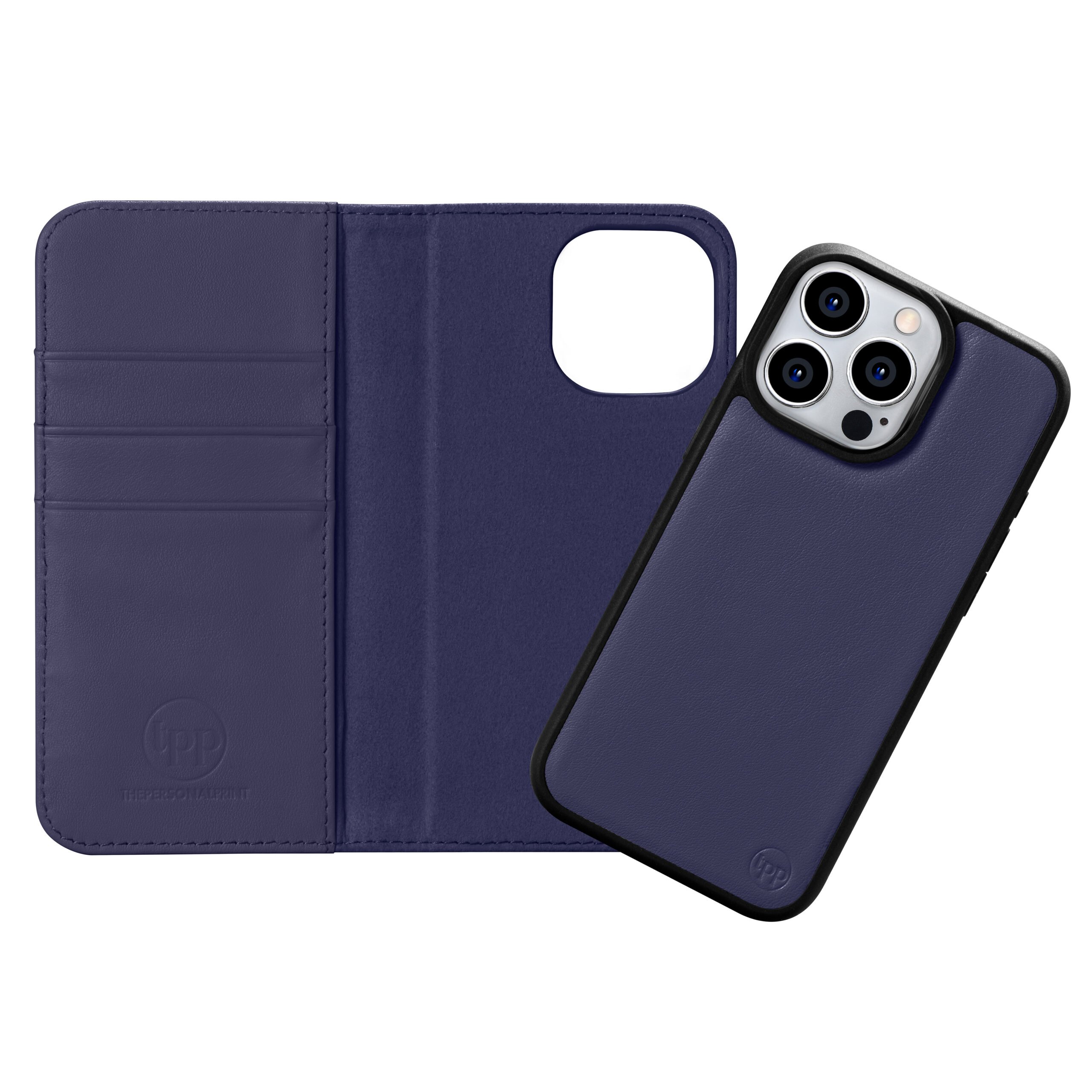 iPhone 15 Pro Max Leather Wallet Case with MagSafe- Black - Image 10