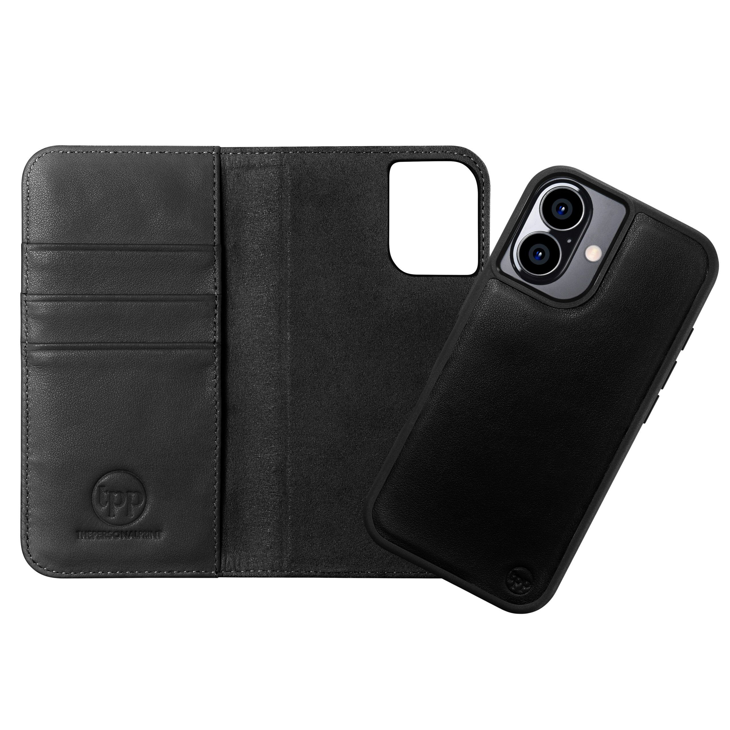 iPhone 16 Plus Leather Wallet Case with MagSafe