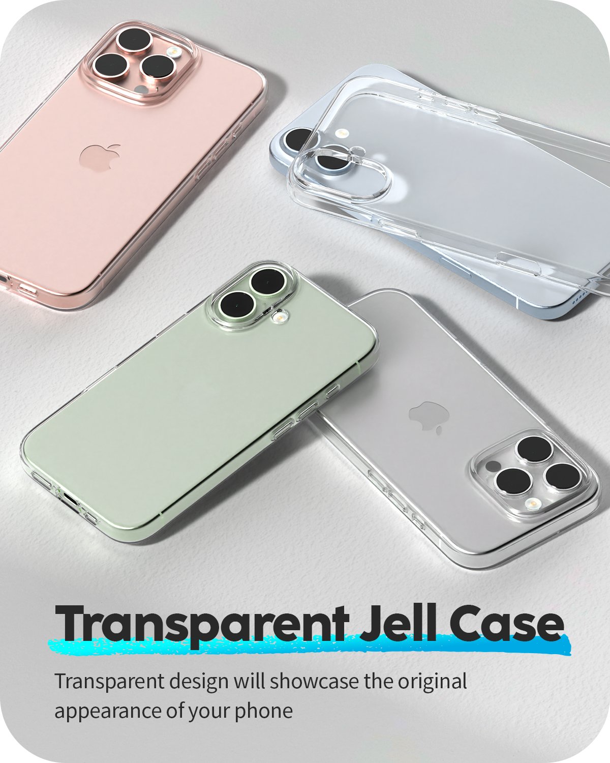 iPhone 16 Plus Mercury Clear Gel Case (Copy) - Image 2
