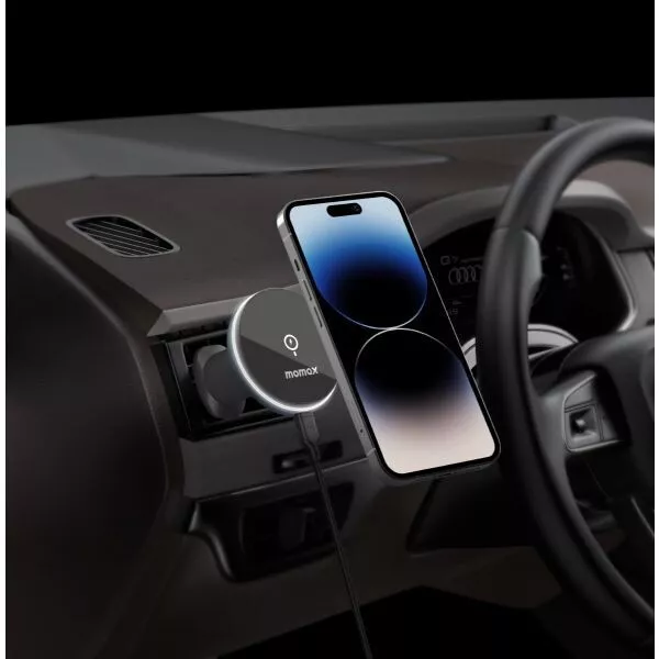 Momax Q. Mag Mount 5 Wireless Charging Car Vent Mount - Image 5