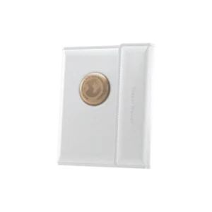 MiLi MiTag Leather Bluetooth Waterproof Travel Wallet - White