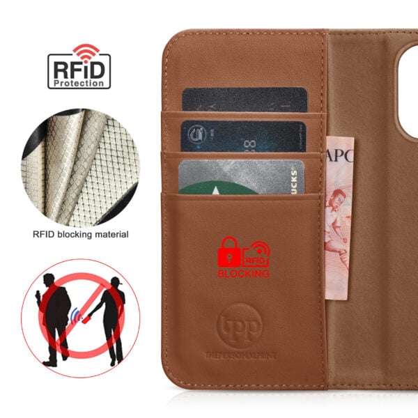iPhone 17 Pro Max Leather Wallet Case with MagSafe - Image 18
