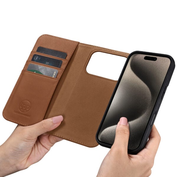 iPhone 17 Pro Max Leather Wallet Case with MagSafe - Image 19
