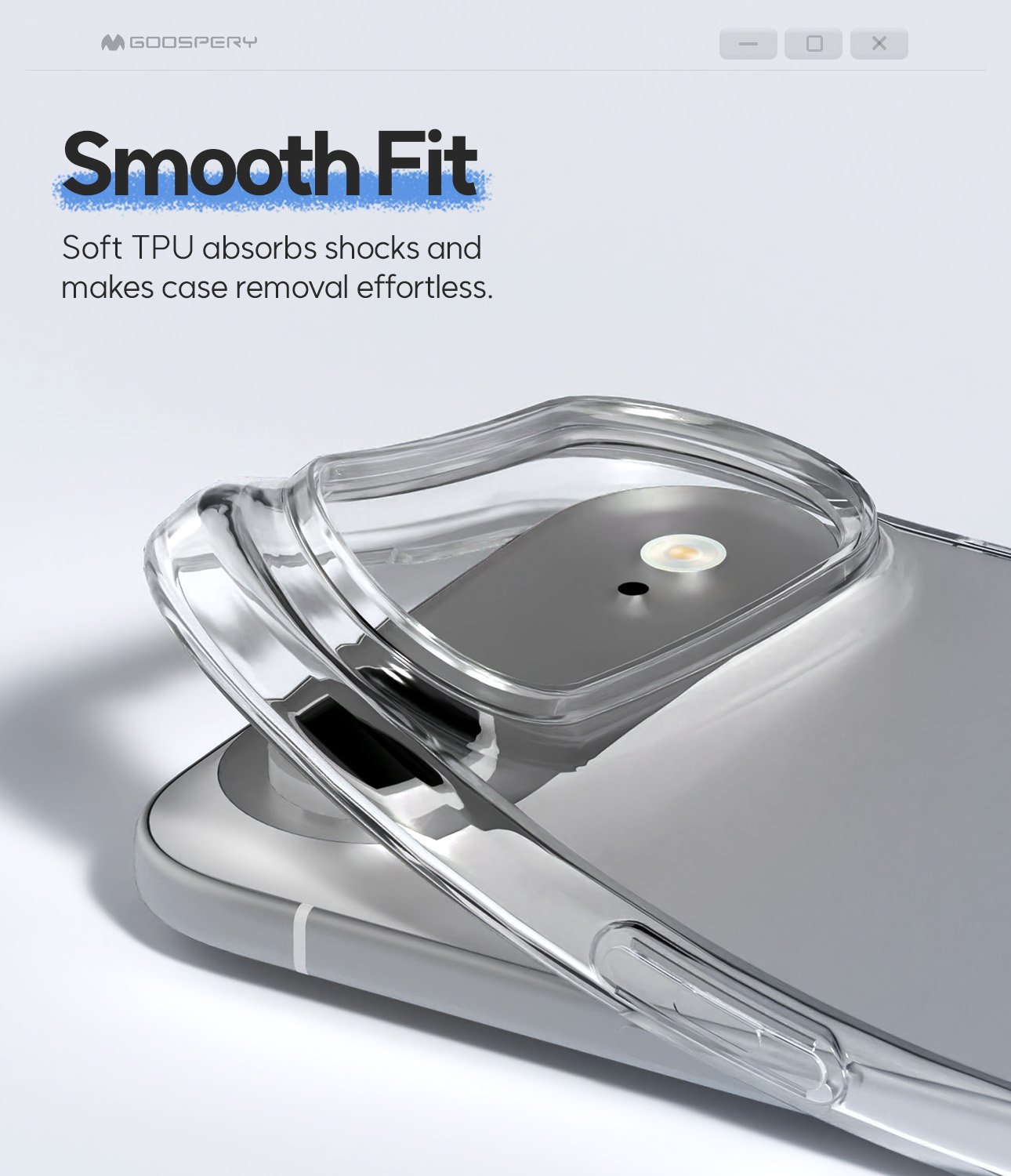 iPhone 17 Air Mercury Clear Gel Case - Image 4