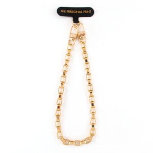 Univeral Wrist Phone Strap- Gold Link Chain