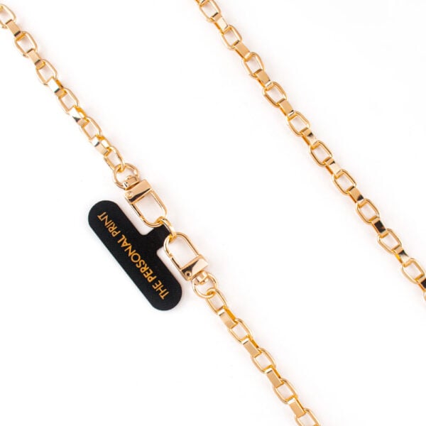 Universal Cross Body Phone Strap- Gold Link Chain - Image 3