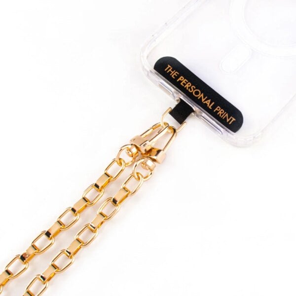 Universal Cross Body Phone Strap- Gold Link Chain - Image 4