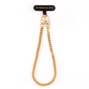 Universal Wrist Phone Strap- Gold Chain