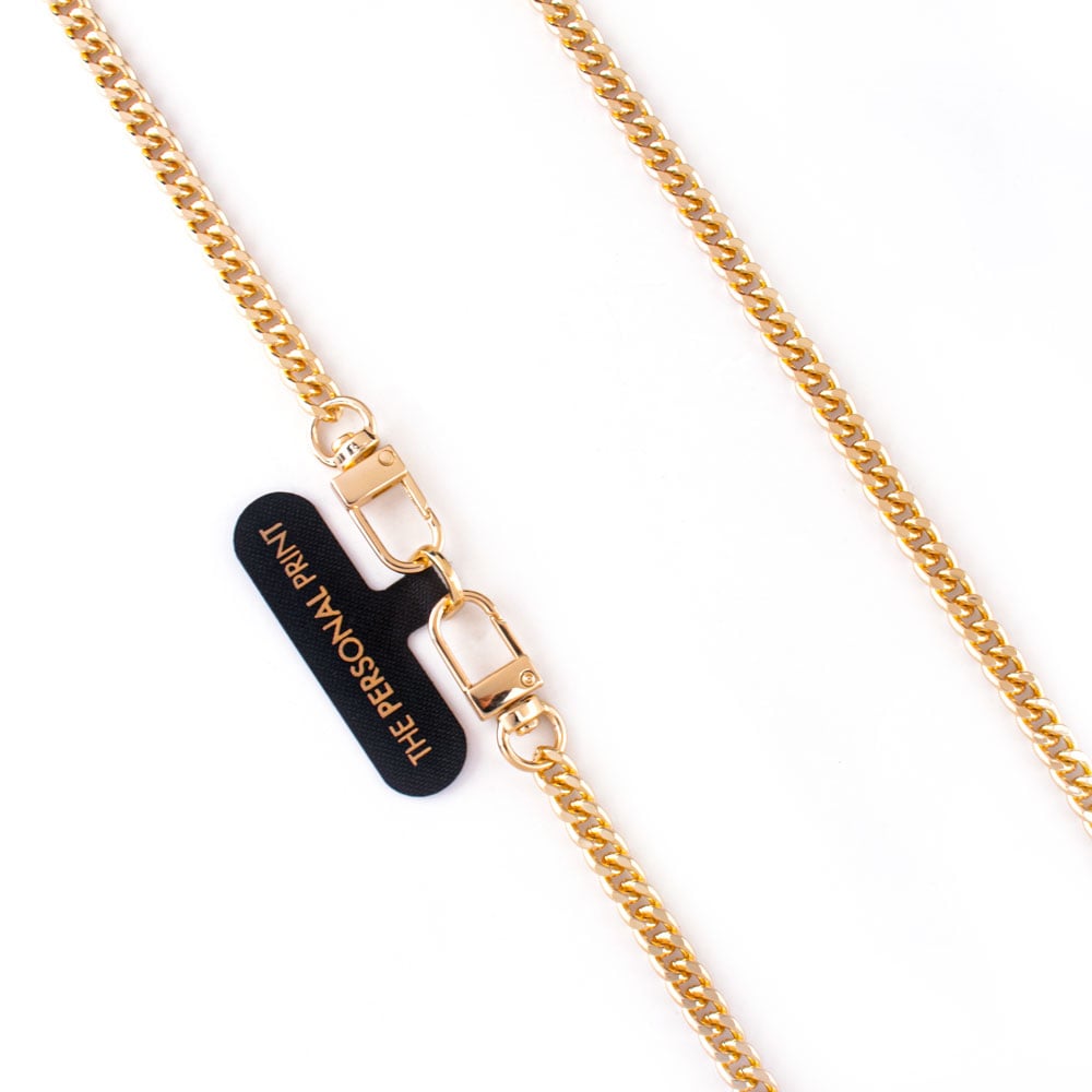 Universal Cross Body Phone Strap- Gold Chain - Image 5