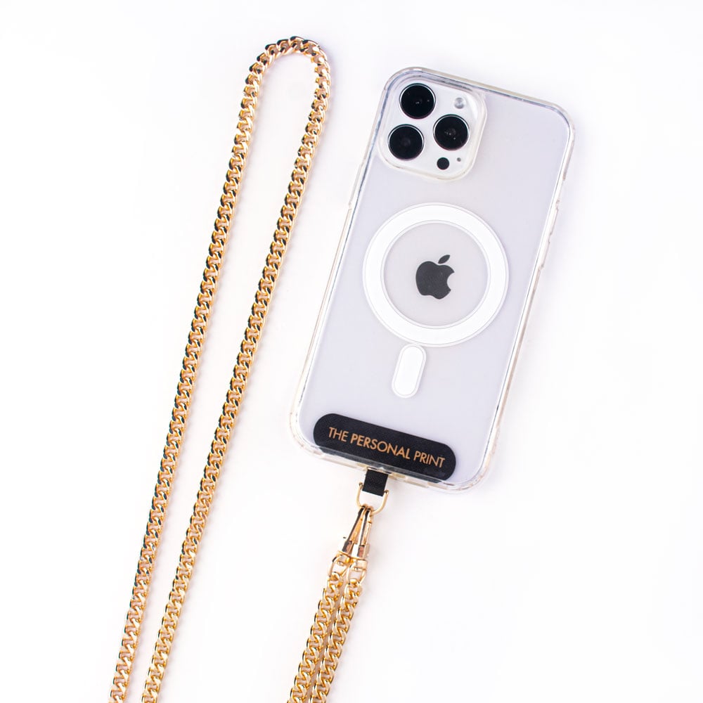 Universal Cross Body Phone Strap- Gold Chain - Image 3