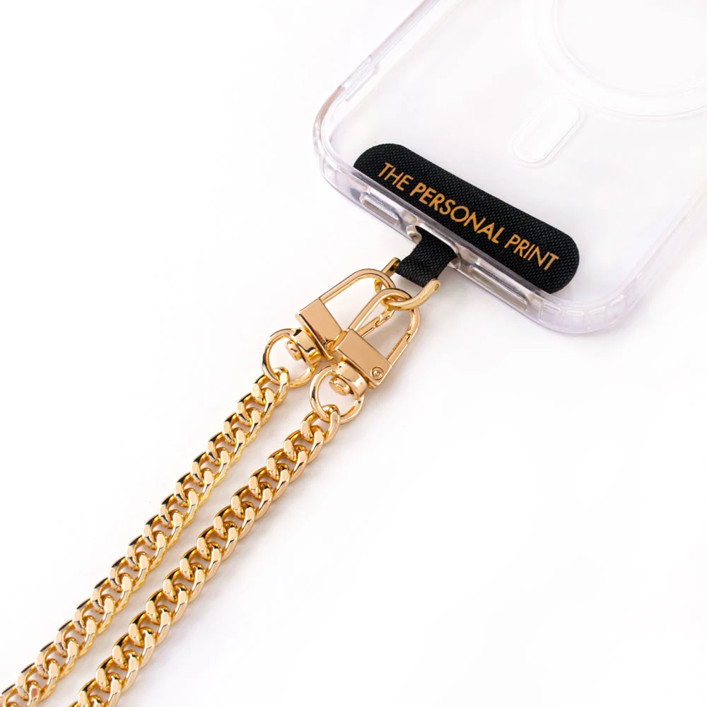 Universal Wrist Phone Strap- Gold Chain - Image 2