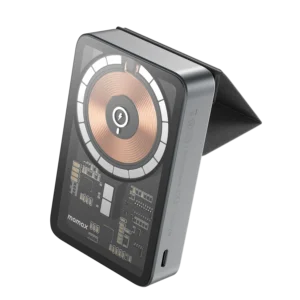 MOMAX Q.MAG POWER 11 Magnetic Wireless Battery Pack With Stand 10000MAH