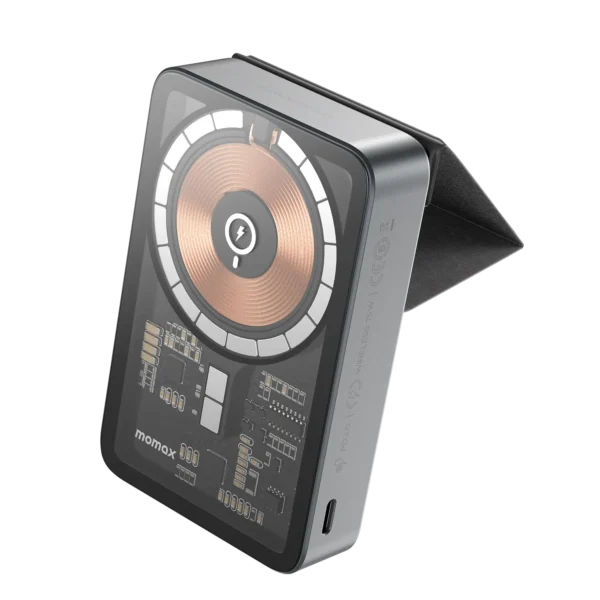 MOMAX Q.MAG POWER 11 Magnetic Wireless Battery Pack With Stand 10000MAH