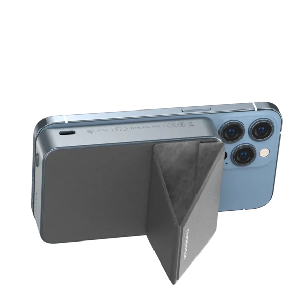 MOMAX Q.MAG POWER 11 Magnetic Wireless Battery Pack With Stand 10000MAH - Image 4