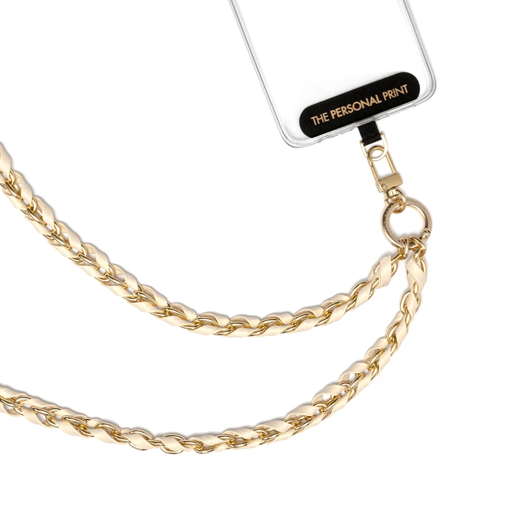 Universal Cross Body Phone Strap Twisted Leather - Image 2