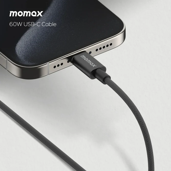 MOMAX Elite 60W USB-C Cable 0.5M - Image 2