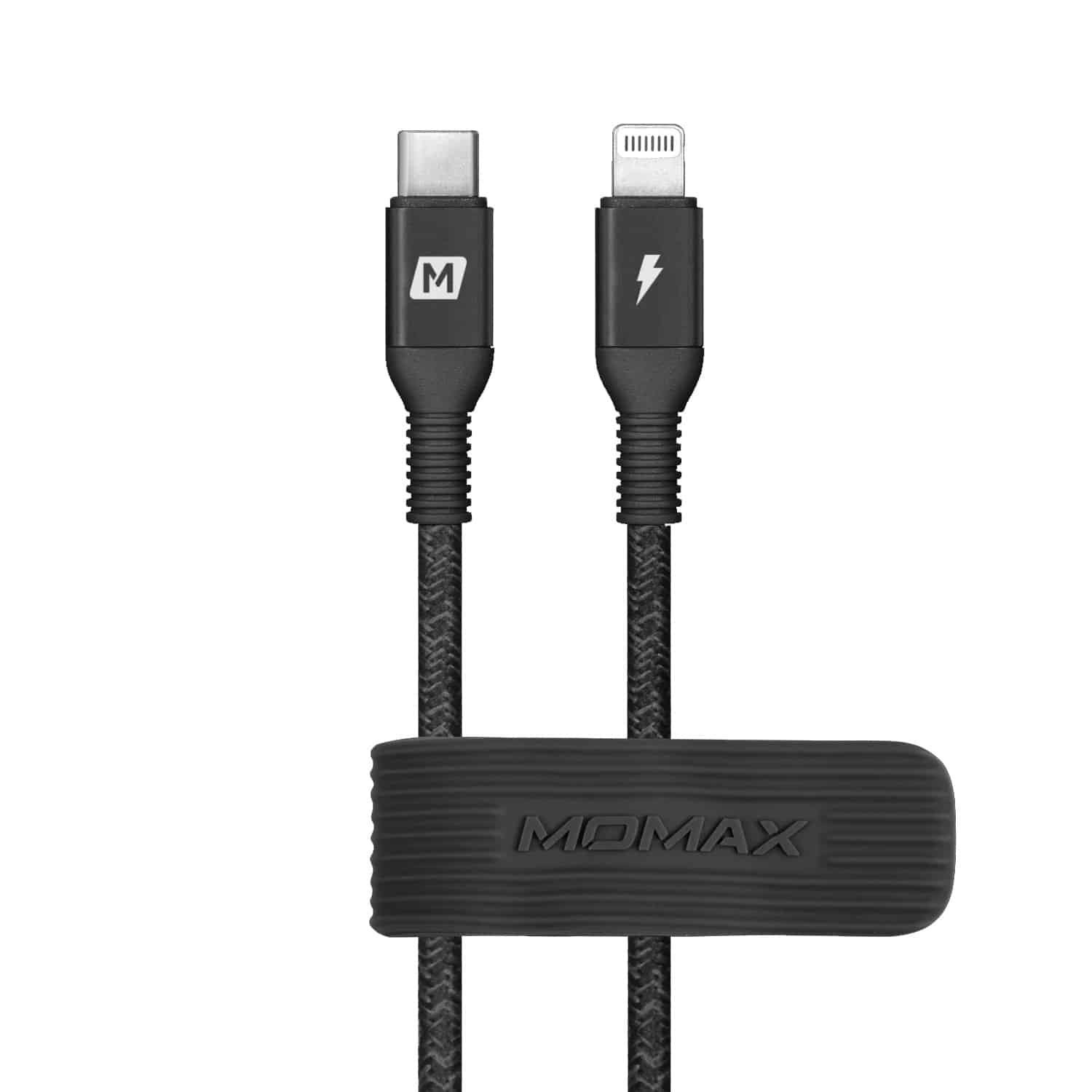 MOMAX ELITELINK 3.0M Lightning TO USB-C Cable 20W - Image 2
