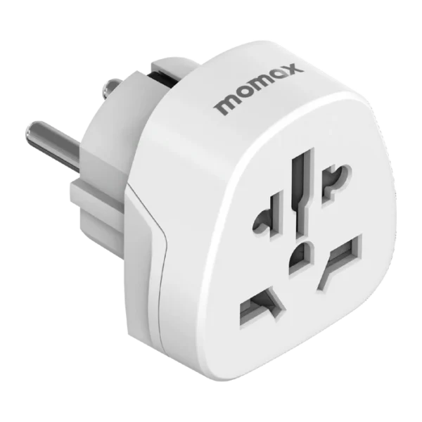 MOMAX EASE 1-WORLD Universal to EU Travel Adaptor