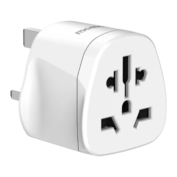 MOMAX EASE 1-WORLD Universal to UK Travel Adaptor