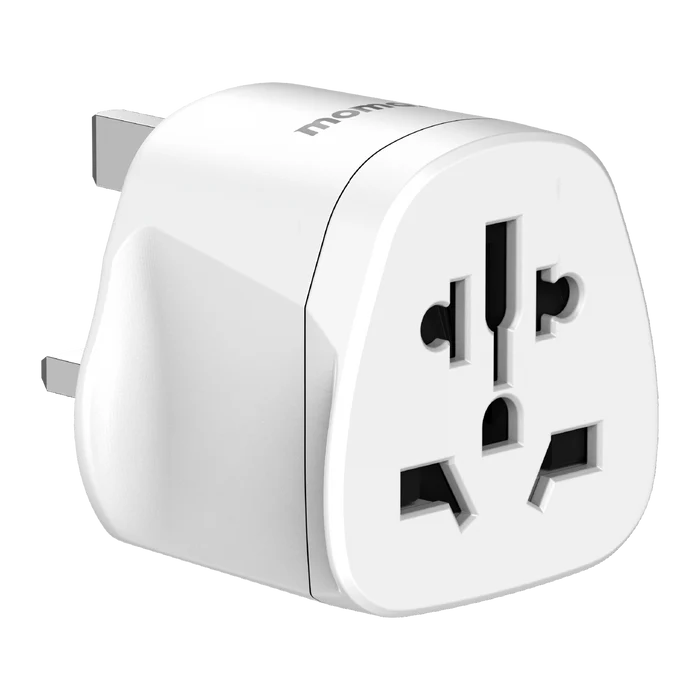 MOMAX EASE 1-WORLD Universal to UK Travel Adaptor