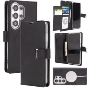 Samsung S26 Ultra Mercury Rich Diary Case Cover With Magnetic Ring
